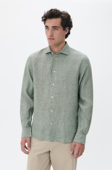 Matinique Mamarc Linen Shirt - Thyme