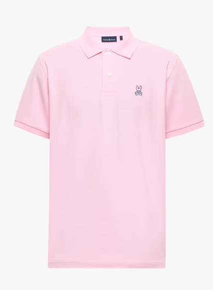 Psycho Bunny Classic Pique Polo - Romance Rose