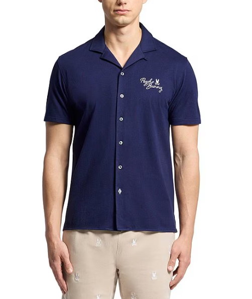 Psycho Bunny Desert Shirt - Evening Blue