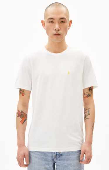 Armedangels Jaames Classic Tee - Used White