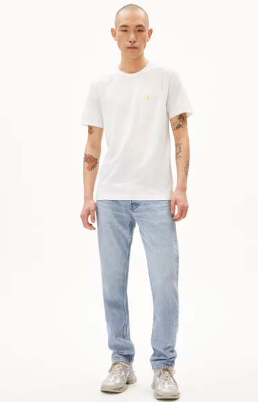 Armedangels Jaames Classic Tee - Used White
