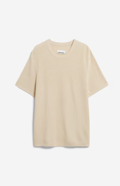 Armedangels  Erwaan Lino S/S Knit - Raw White