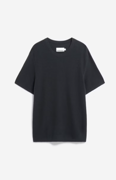 Armendangels Erwaan Lino S/S Sweater - Black