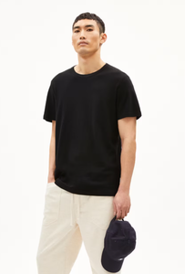 Armedangels Maarkos Lino Tee - Black