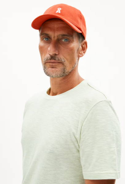 Armedangels Jaames Structure Tee - Green Ash/Oatmilk