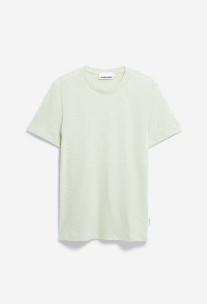 Armedangels Jaames Structure Tee - Green Ash/Oatmilk