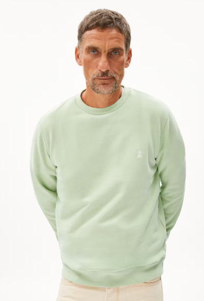 Armedangels Baaro Sweat - Green Ash