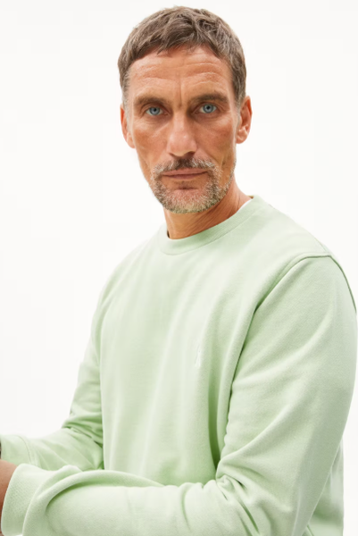 Armedangels Baaro Sweat - Green Ash
