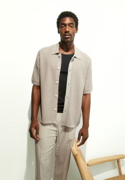 Armedangels Eduaardo S/S Cardigan - Sandstone