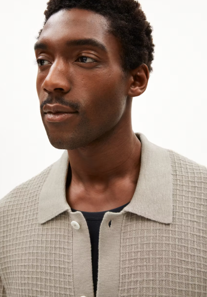 Armedangels Eduaardo S/S Cardigan - Sandstone