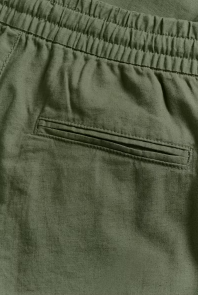 Matanique Mabarton Linen Trousers - Thyme