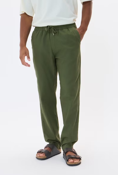 Matanique Mabarton Linen Trousers - Thyme
