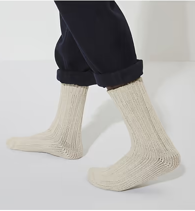 Birkenstock Cotton Twist mens Socks - Off White
