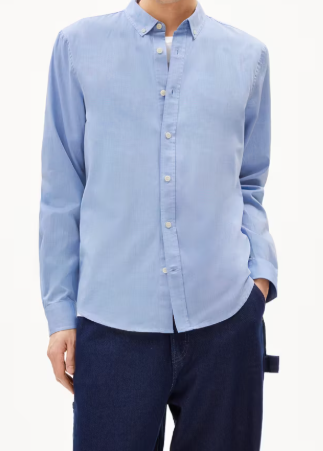 Armed Angels Quaasa L/S Shirt - Dark Morning