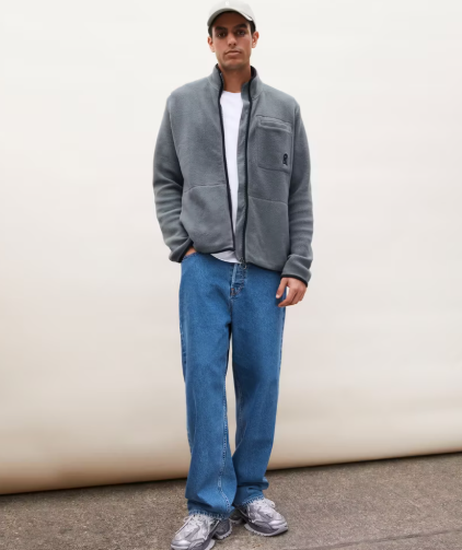 ArmedAngels Aableo Fleece Jacket - Space Steel