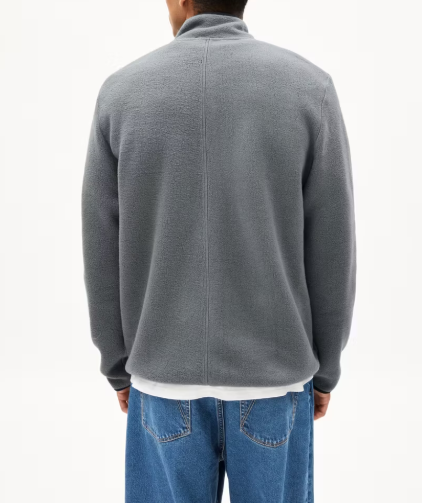 ArmedAngels Aableo Fleece Jacket - Space Steel