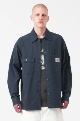 Carhartt WIP Parrish Shirt Jac - Blue Stone Wash