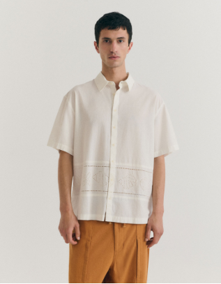 Thinking Mu Kurtis Vainica Shirt - White