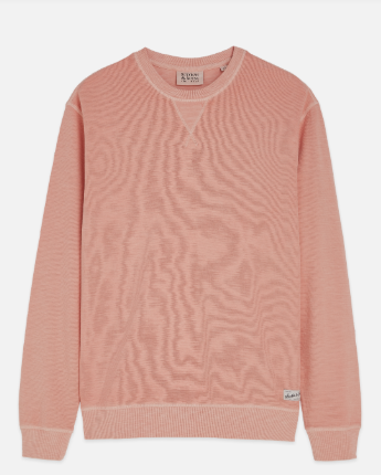Scotch & Soda Garment Dyed Regular Fit Sweatshirt - Canyon Clay