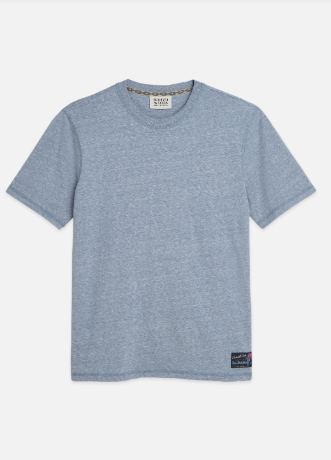 Scotch & Soda Melange Regular Fit Tee - Infinity