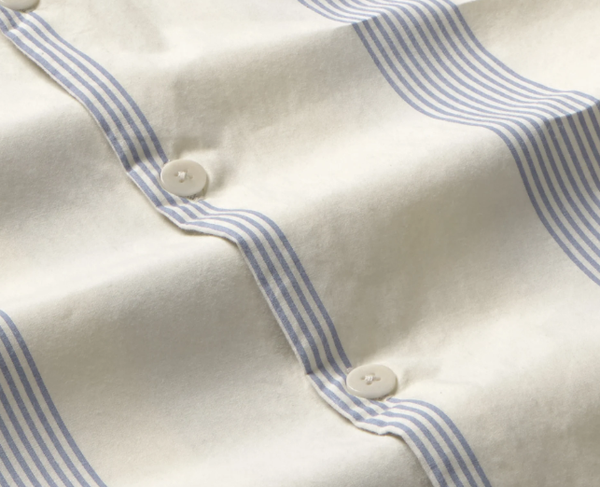 Thinking Mu S/S Tom Shirt Persian Stripes/Ecru