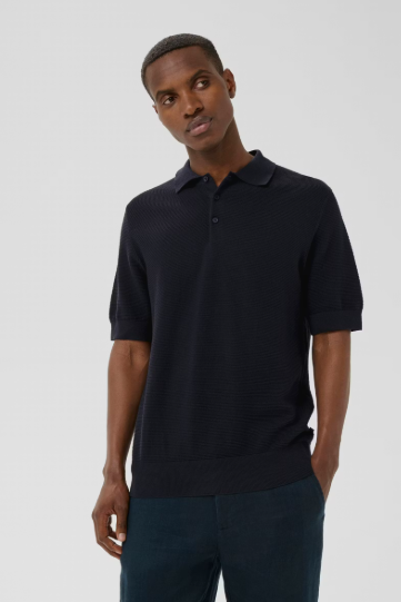 Matinique Mapolo  Knitted Polo - Dark Navy