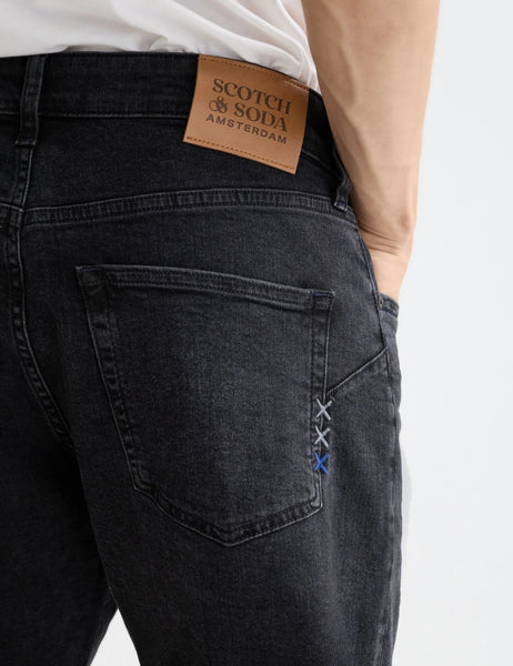 Scotch & Soda Zee Straight Leg Jeans - City Black