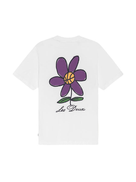 Les Deux Flower Tee - White