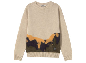 Thinking Mu Aran Bolita Knit - Ecru/Multi
