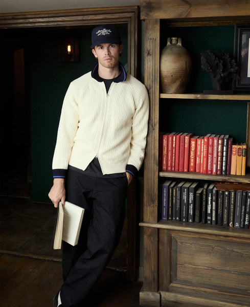 Alma de Ace Tenta Ribbed Jacket - Cream