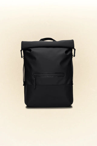 Rains Trail Rolltop Backpack W3 - Black