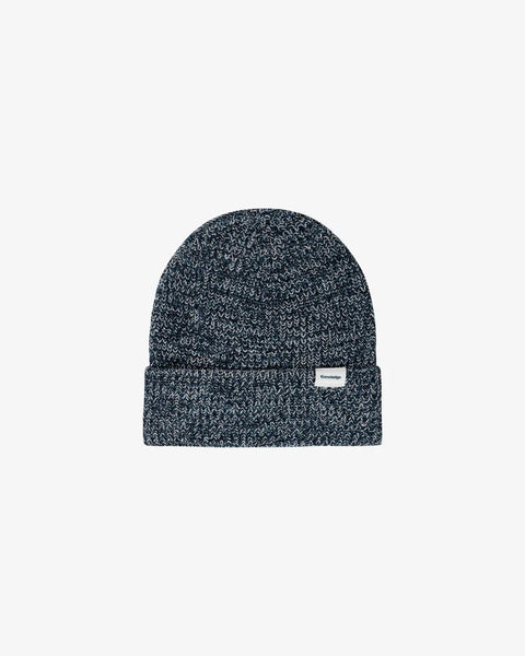 Knowledge Cotton Apparel Twisted Yarn Beanie - Night Sky