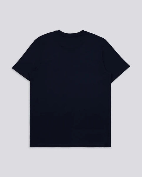 Varanacci Day Of The Dead Embroidered Organic Tee - French Navy