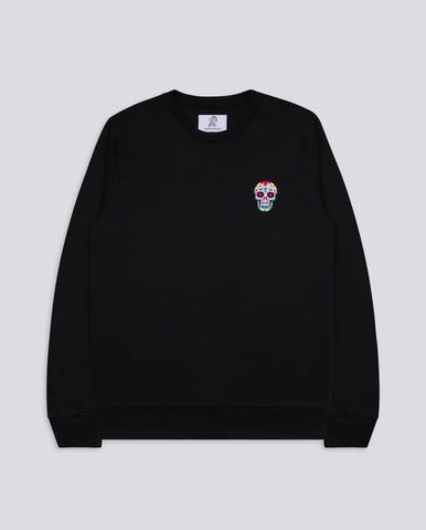 Varanacci Day Of The Dead Skull Sweatshirt - Black