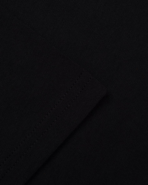 Varanacci Footballer Embroidered Organic Tee - Black