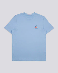 Varanacci Shark Embroidered Organic Tee - Blue Soul