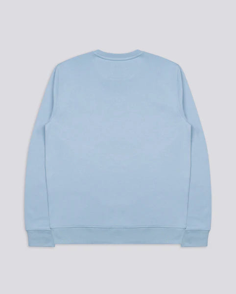 Varanacci Shark Embroidered Organic Sweatshirt - Sky Blue