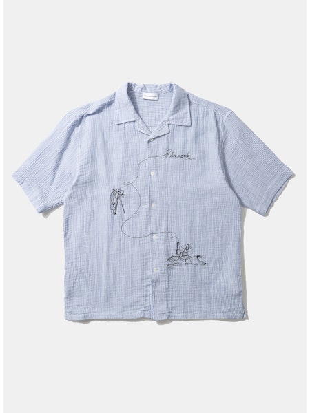 Edmmond Western Shirt - Blue