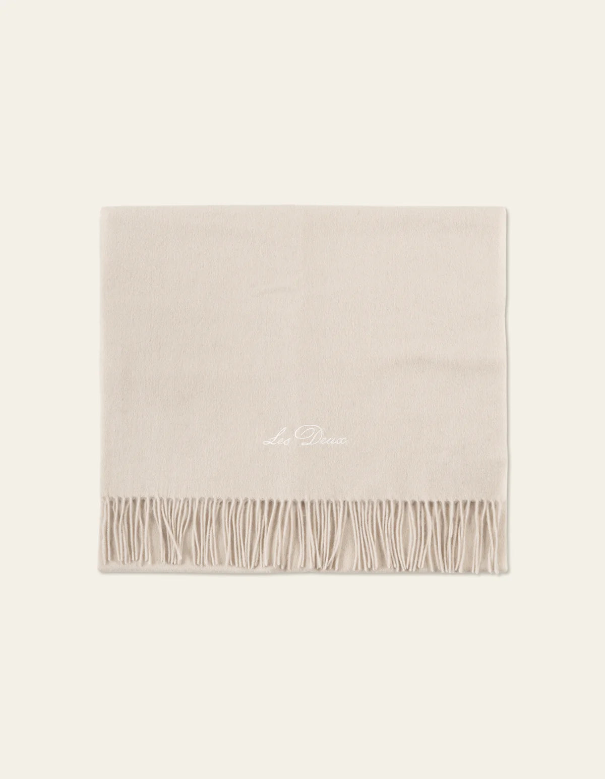 Les Deux Wayne Wool Scarf - Ivory