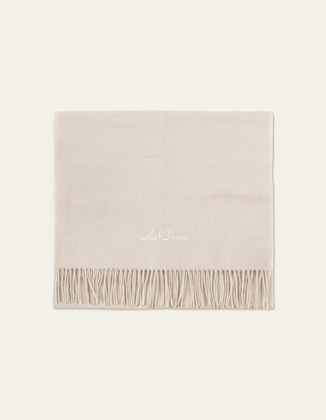 Les Deux Wayne Wool Scarf - Ivory