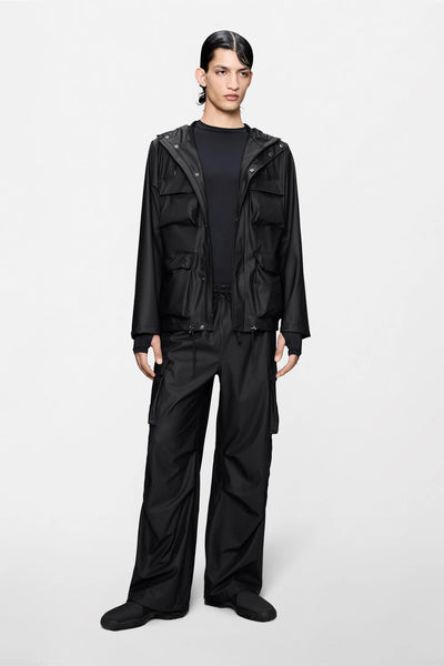 Rains Pocket Jacket - Black