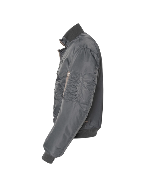 Schott  Aircamps Tactical Bomber Jacket With Double Zipper - Oversized - Pewter