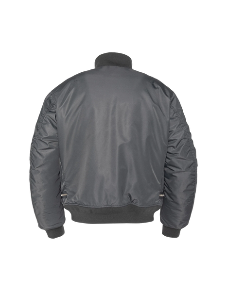 Schott  Aircamps Tactical Bomber Jacket With Double Zipper - Oversized - Pewter