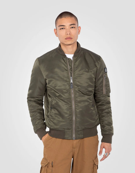 Schott Airforcers MA-1 Bomber Jacket - Army Khaki
