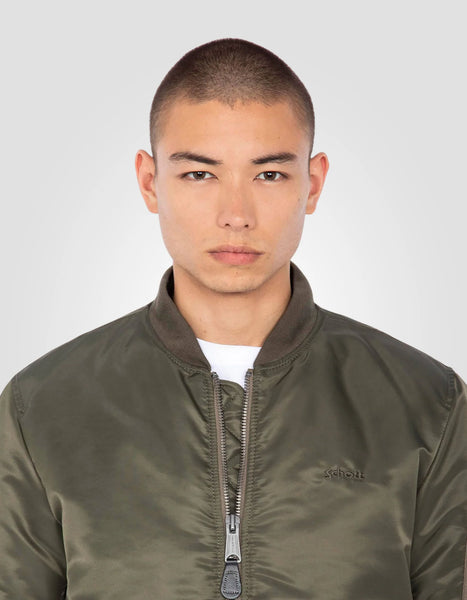 Schott Airforcers MA-1 Bomber Jacket - Army Khaki