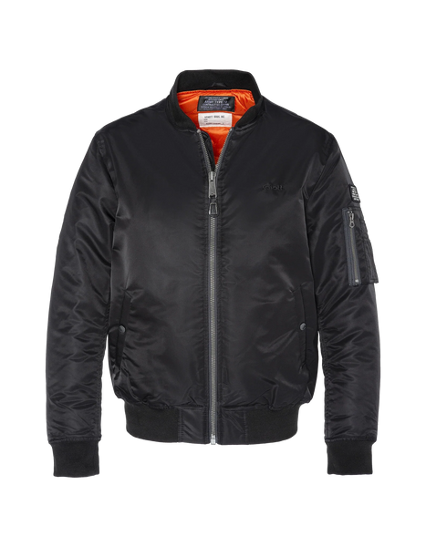 Schott Airforcers MA-1 Bomber Jacket - Black
