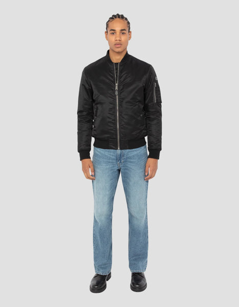 Schott Airforcers MA-1 Bomber Jacket - Black