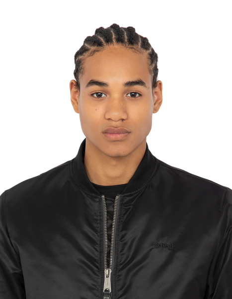 Schott Airforcers MA-1 Bomber Jacket - Black
