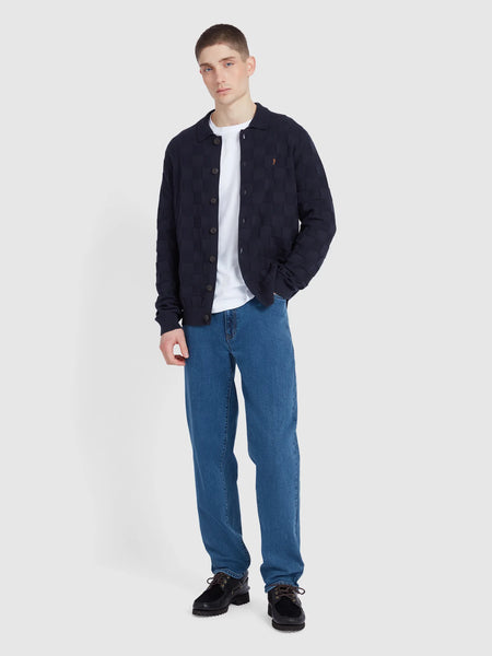 Farah Trinity Cardigan - True Navy