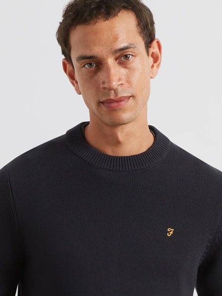 Farah Shepard Crew Sweater - True Navy